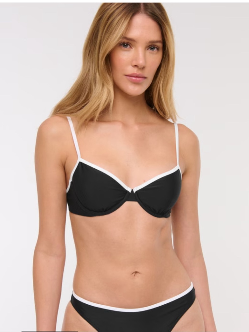 NWT Abercrombie & Fitch 90s Clean Underwire Bikini Top Size Small